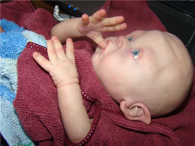 И снова девочка с острыми ушками. Авторская кукла Кондрашовой Ирины (фото 4)