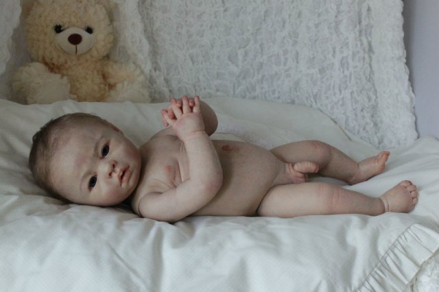 Мальчик - Медвежонок... Куколка реборн Виктории Вишни (фото 3)