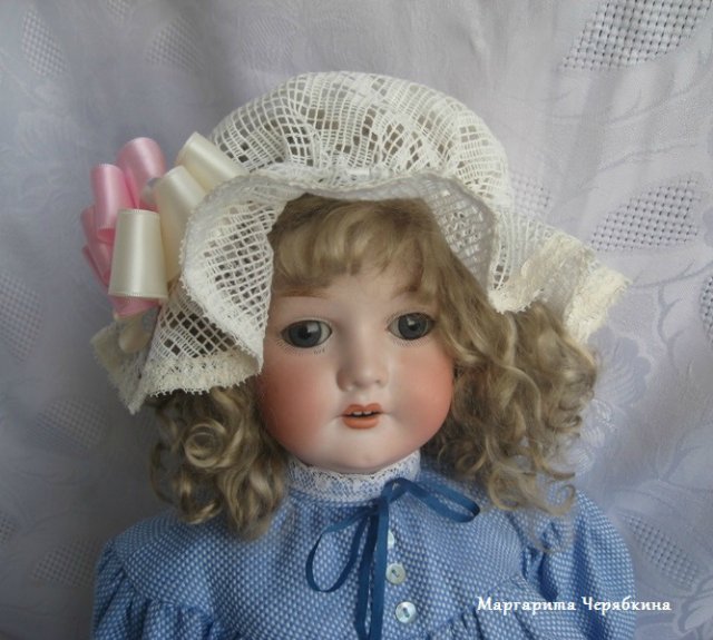 Шьем круглый чепец для куклы - МК