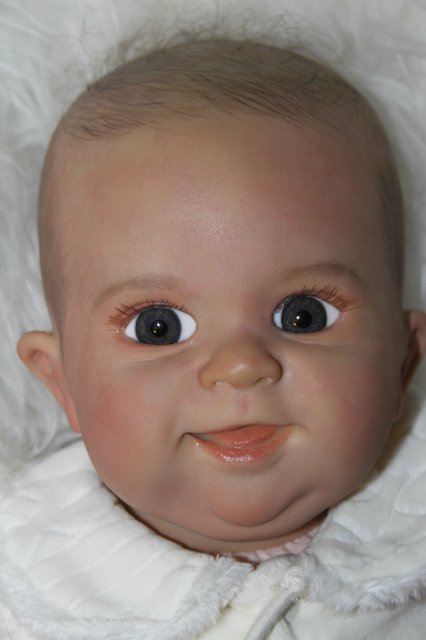 Улыбашечка Валюшечка кукла реборн Элины Кудрявцевой | Бэйбики Улыбашечка Валюшечка кукла реборн Элины Кудрявцевой (фото 4)