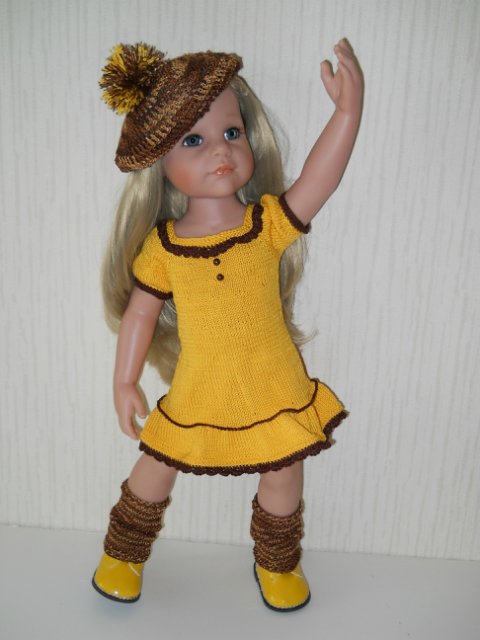 Вязание для кукол Gotz — Одежда и обувь для кукол своими руками: фото (фото 9)