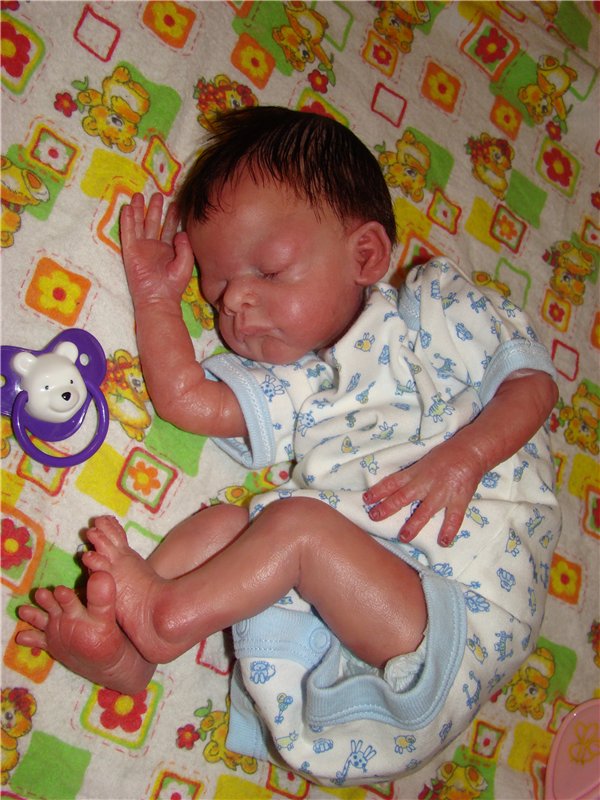 Рождение Никиты. Авторский силиконовый малыш Кондрашовой Ирины