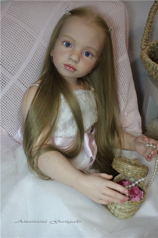 Ангелов много ни бывает. Ангелина. Кукла реборн Анастасии Гангало (фото 10)
