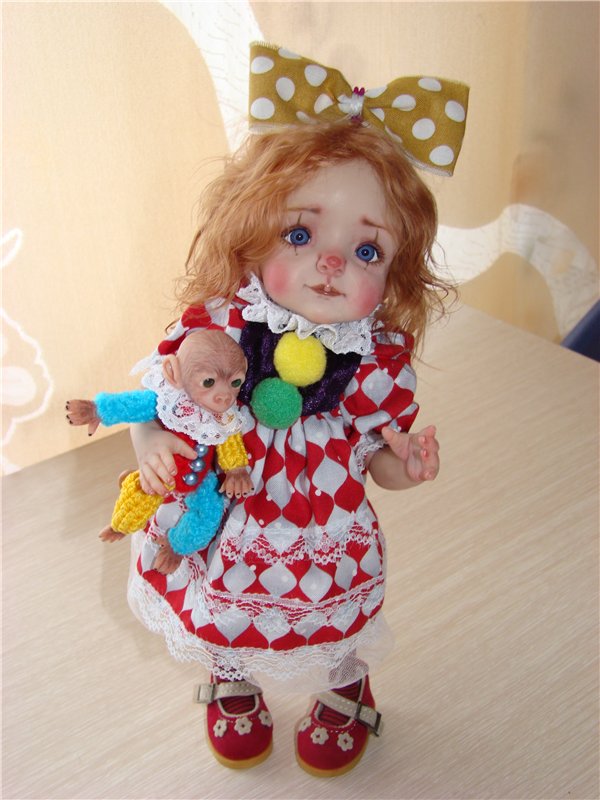 Арлекина. Авторская кукла Кондрашовой Ирины (фото 5)