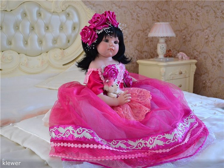 Моя любимая "китайская роза" в новом образе. "China doll" Fayzah Spanos (фото 4)