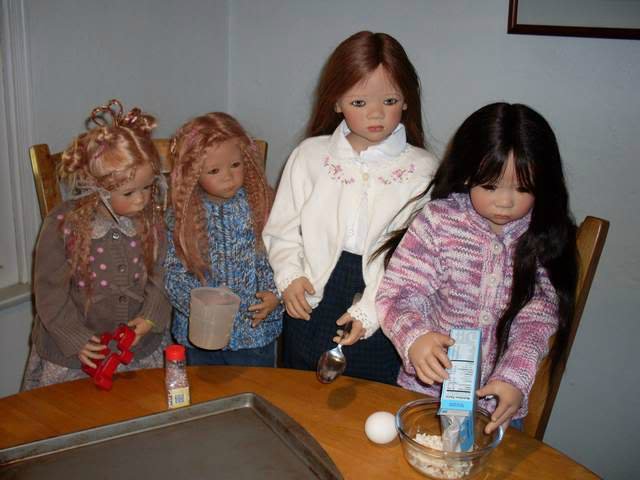 Коротенькая Химко-сказка. Куклы Annette Himstedt