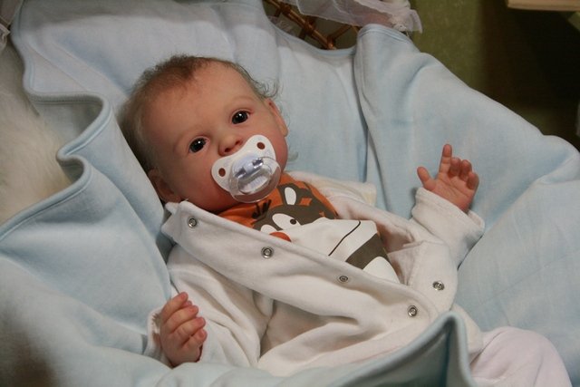 Малыш реборн Серафим из молда Gracie Ann Timmerman (фото 2)