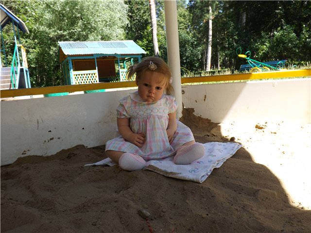 Летняя прогулка Танечки. Кукла реборн