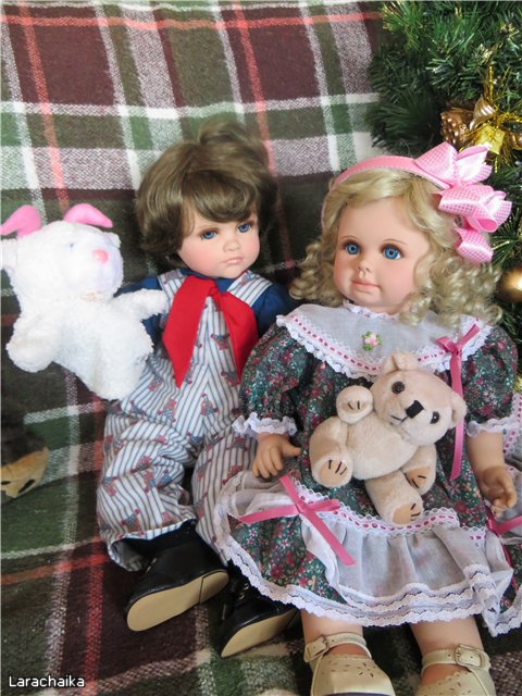 "Прощание с ... ёлкой..."-Зарисовка. Редкие коллекционные куклы от Jerri McCloud