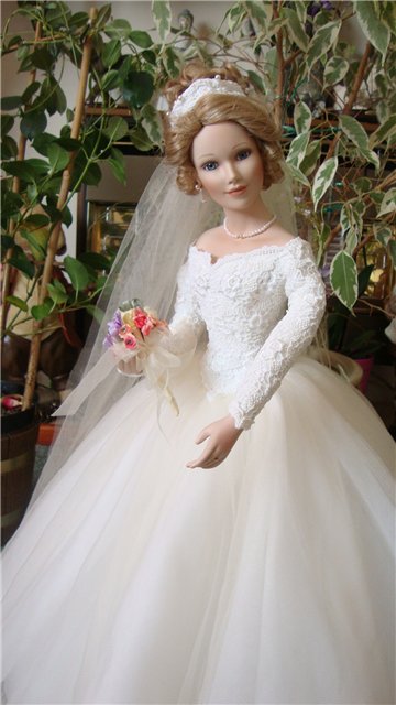 Ах эти милые невесты... Фарфоровые куклы от Ashton Drake, Sandra Bilotto, Titus Tomescu