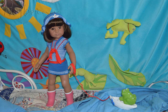 Матросская шапка, веревка в руке...Клавдия Gotz FAO Schwarz (фото 6)