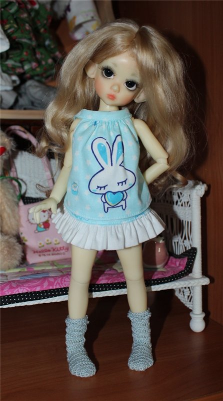 Новенькая очаровательная девочка Лилли (Lillie) от Kaye Wiggs цвета Cream (фото 4)