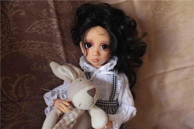 Сегодня ко мне приехала очаровательная девочка