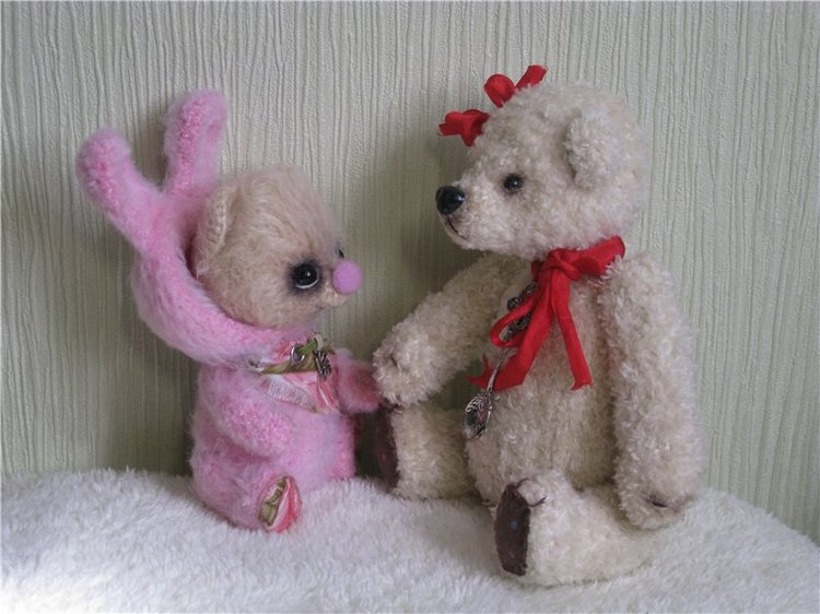 Яся - Кнопочка. Авторская игрушка