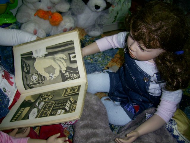 Сказка, рассказанная на ночь - или сестрички Оранж и Добывайки. Моя кукольная коллекция (фото 6)