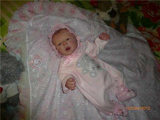 Моя маленькая новорожденная дочка - кукла реборн Ляля | Бэйбики Моя маленькая новорожденная дочка - кукла реборн Ляля (фото 3)