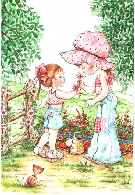 Художник-иллюстратор Сара Кей (Sarah Kay) | Бэйбики Художник-иллюстратор Сара Кей (Sarah Kay)