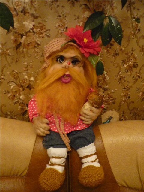 Домовички - игрушки из капрона от Галины Каликиной (фото 5)