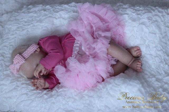 Маленькая снежинка! Кукла реборн Анастасии Бочковой (фото 6)