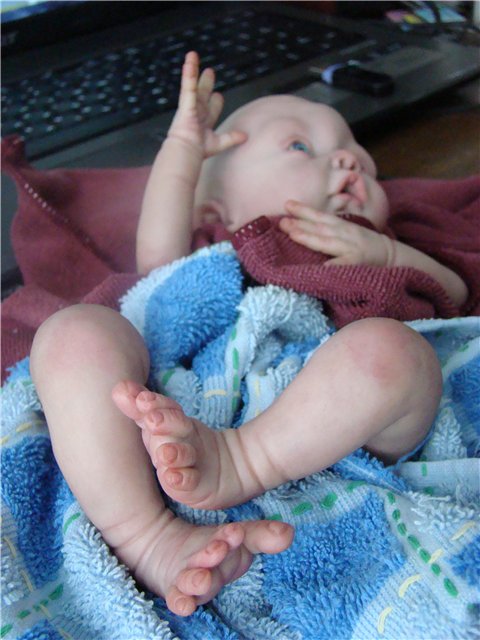 И снова девочка с острыми ушками. Авторская кукла Кондрашовой Ирины (фото 2)