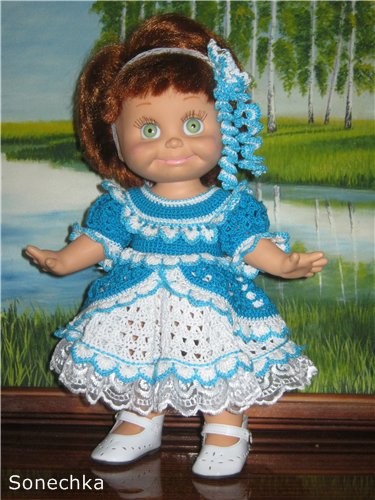 Кружева, кружева, кружева... Нарядные платья для фэйсинок, Galoob Baby Face (фото 5)