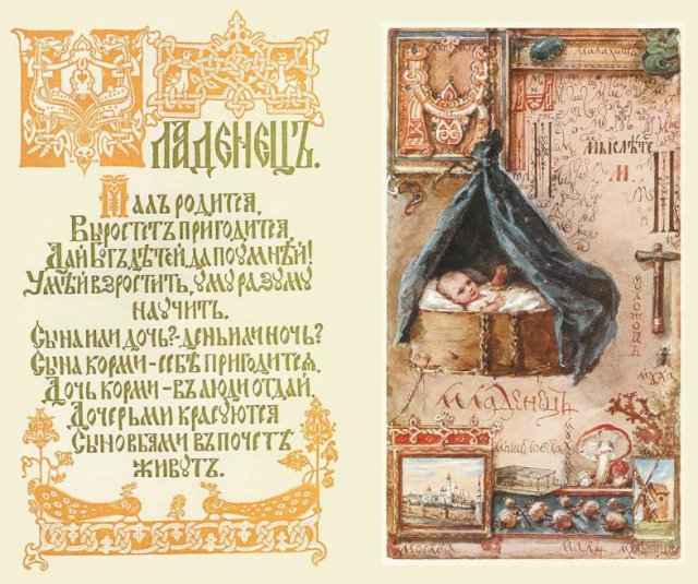 Русские дети Елизаветы Бем. Имя с открытки