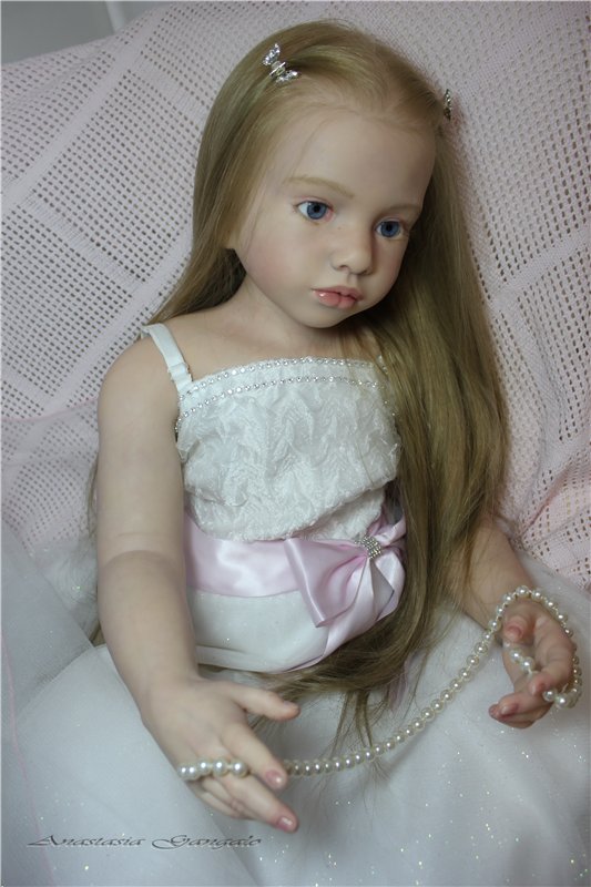 Ангелов много ни бывает. Ангелина. Кукла реборн Анастасии Гангало (фото 4)