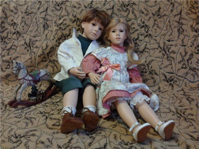 Коллекционные куклы дети от Веры Шольц (фото 10)