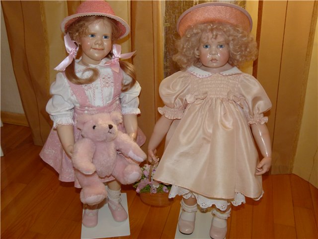 Девочки в соломенных шляпках.Анемона (Anemone) Хильдегард Гюнцель