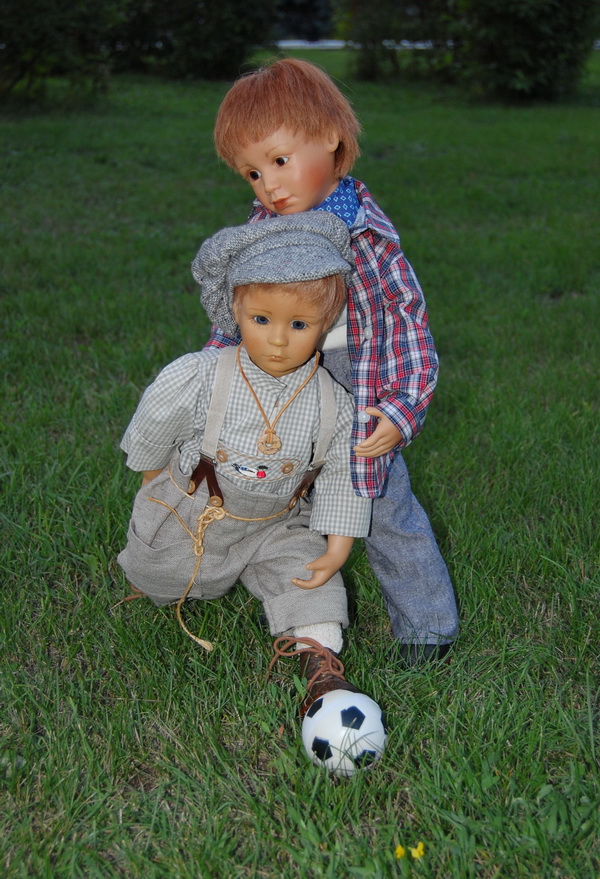 Мальчишки и футбол. Куклы Bettina Feigenspan-Hirsch (фото 4)