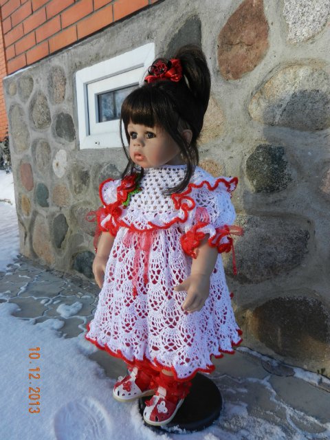 Девочки в красном — Одежда и обувь для кукол своими руками: фото (фото 7)