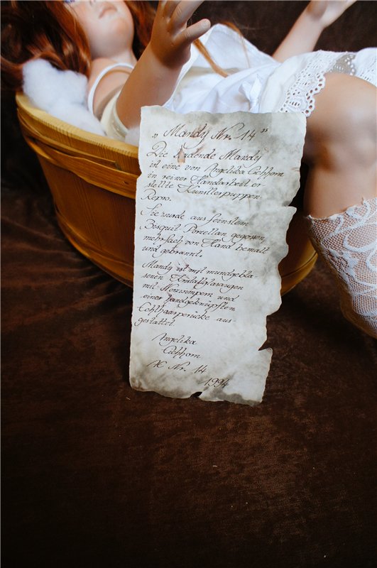 Шикарная девочка Мэнди OOAK. Молд автора Донны Руберт (Donna Rubert) Angelika Eichhom