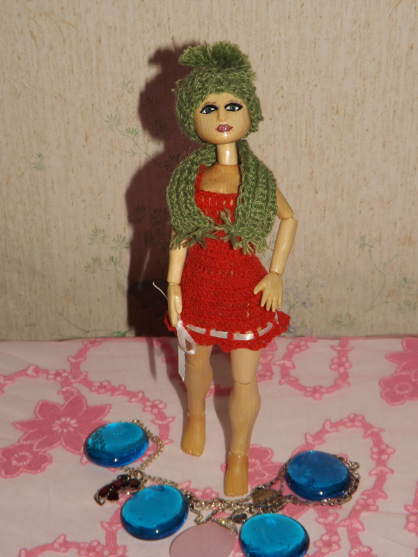 Кукла из дерева Зарина — Авторские куклы ручной работы: текстильные (фото 2)