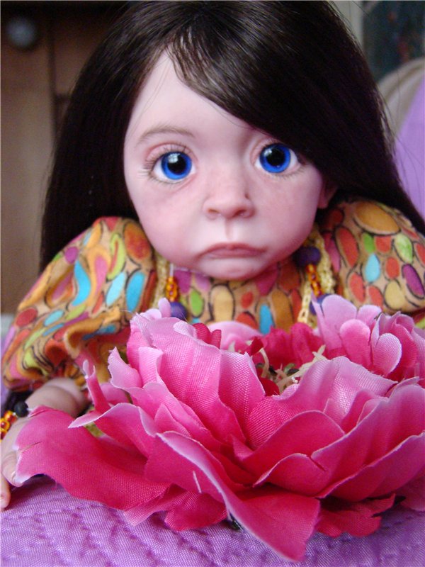 Цыганочка. Когда куколка сама решает какой ей родиться. Авторская кукла Кондрашовой Ирины (фото 9)