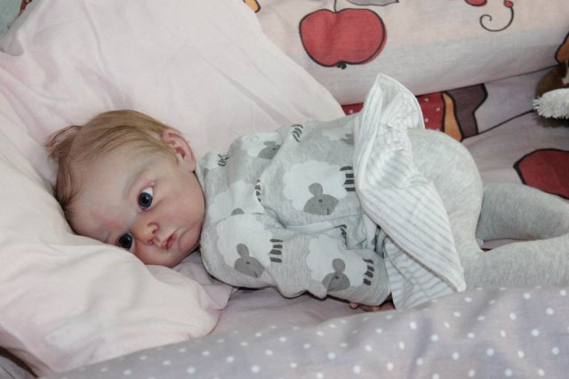 Мои маленький большеглазик, кукла реборн Беспаловои Жанны