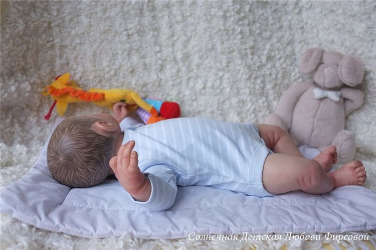 Малыш реборн Ноэль (Noelle by Adrie Stoete). Художник - Любовь Фирсова (фото 8)