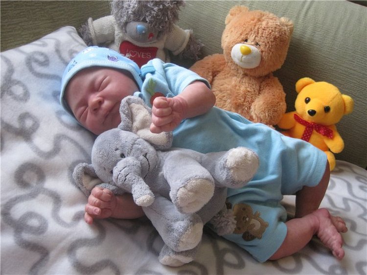 Милая улыбашечка Анечка. Кукла реборн Морозовой Анны