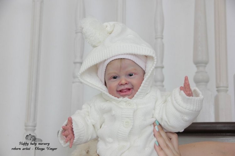 Мой солнечный лучик, моя радуга, мое счастье, моя Милена, Миленочка, Милеша. Кукла реборн Олеси Венгер