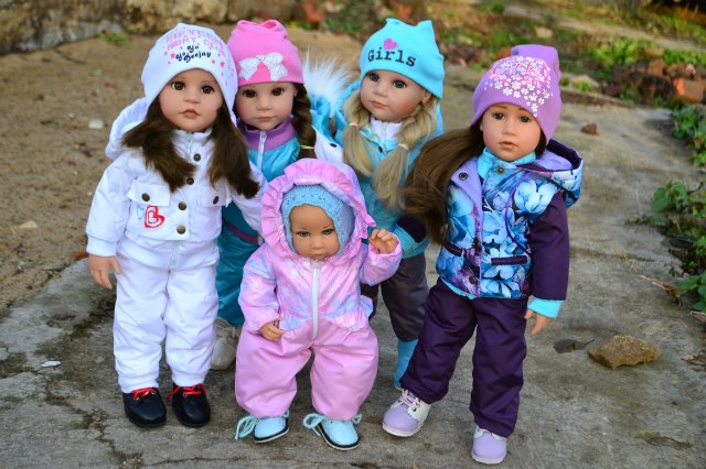 Зимние модницы | Бэйбики Зимние модницы — Одежда и обувь для кукол своими руками: фото