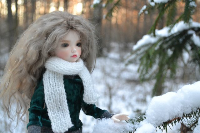 Прогулка по зимнему лесу — Куклы Fairyland (ФэйриЛэнд): BJD (БЖД) (фото 7)
