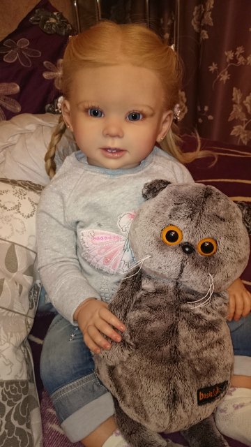 Мое солнышко - малышка Джастина из молда Бонни by Linda Murray