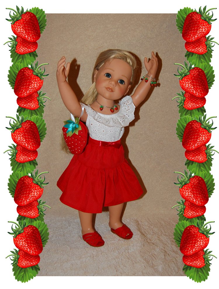 Фруктовое настроение 2. Одежда для кукол Gotz своими руками | Бэйбики Фруктовое настроение 2. Одежда для кукол Gotz своими руками (фото 7)