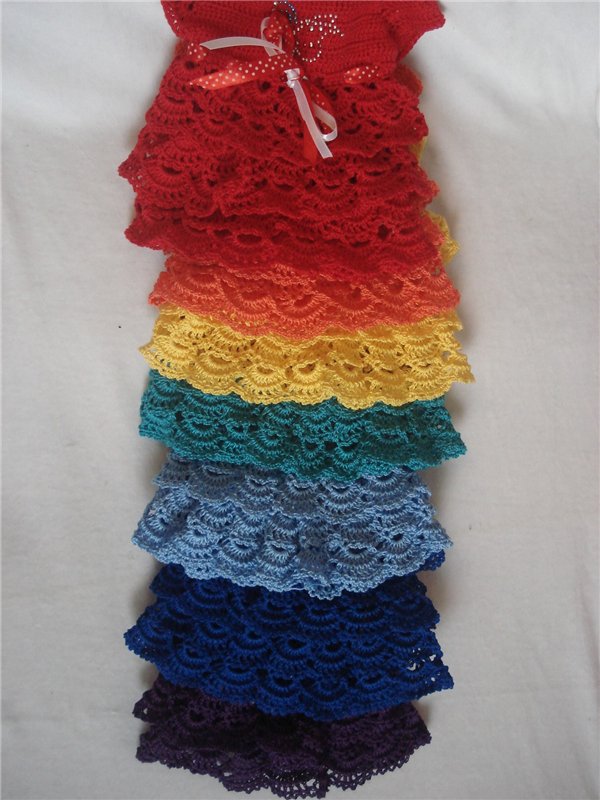 Радуга цвета — Одежда и обувь для кукол своими руками: фото