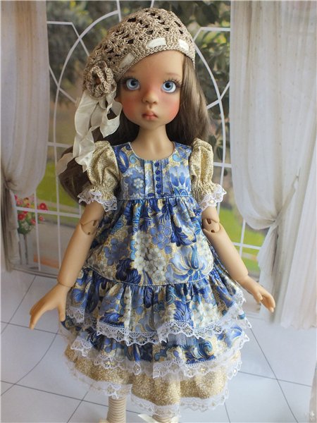 Девочка в лазури и золоте. Лайла от Kaye Wiggs