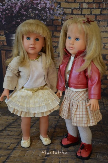 Двое из ларца одинаковы с лица. Куклы Darlene и Marie Gotz