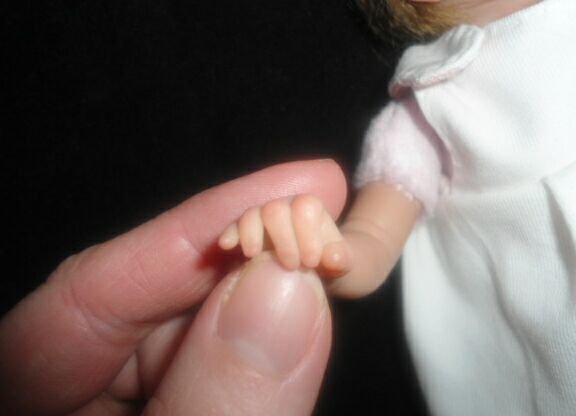 Малышка февраля Горошек! ООАК куколка Горшковой Юлии (фото 9)