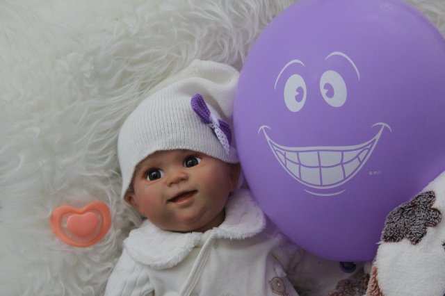 Улыбашечка Валюшечка кукла реборн Элины Кудрявцевой | Бэйбики Улыбашечка Валюшечка кукла реборн Элины Кудрявцевой (фото 10)