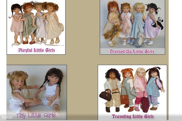 Автор кукол Бердин Криди и её куклы. Artist Berdine Creedy originals DOLLS, хронология выпуска (фото 6)