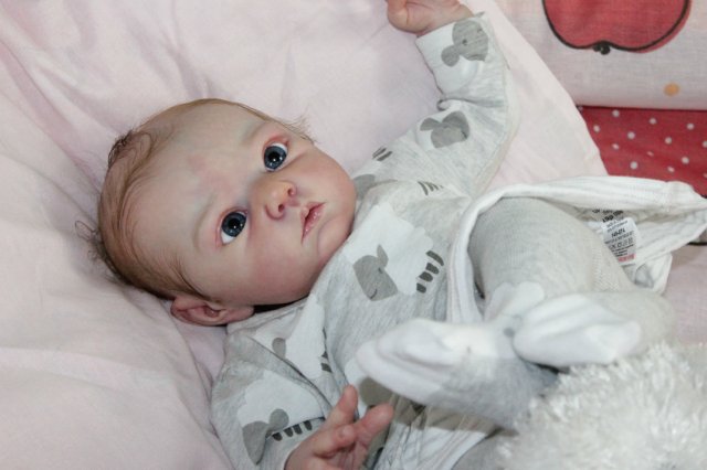 Мои маленький большеглазик, кукла реборн Беспаловои Жанны