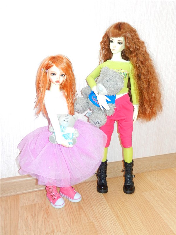 Мои старшие девочки Гу Ми Джу (Zaoll Dollmore) и Ларина (DIM)